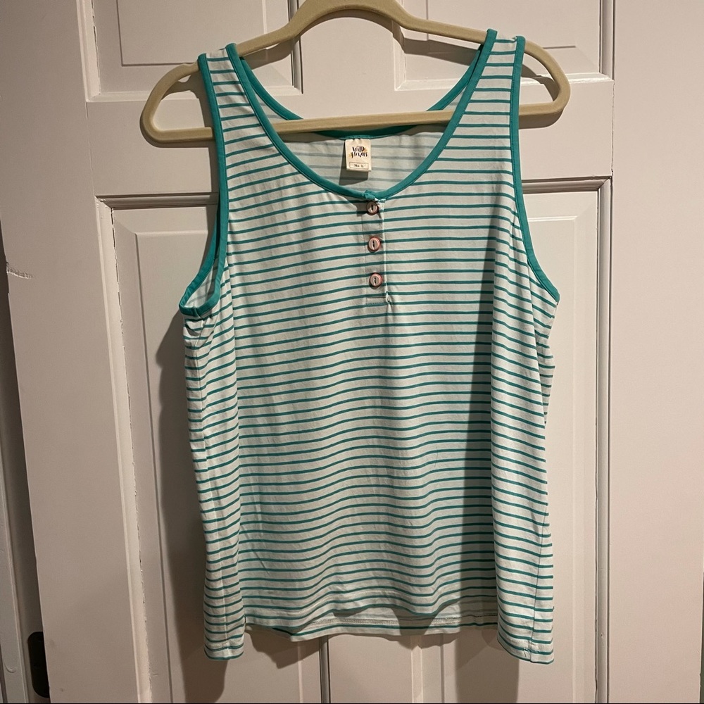 Womens Wildflowers clothing Daydream Believer Staple Tank size L Large, EUC!